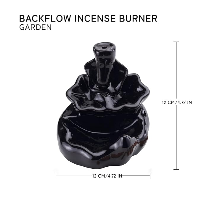 Lotus Cascade Backflow Incense Burner
