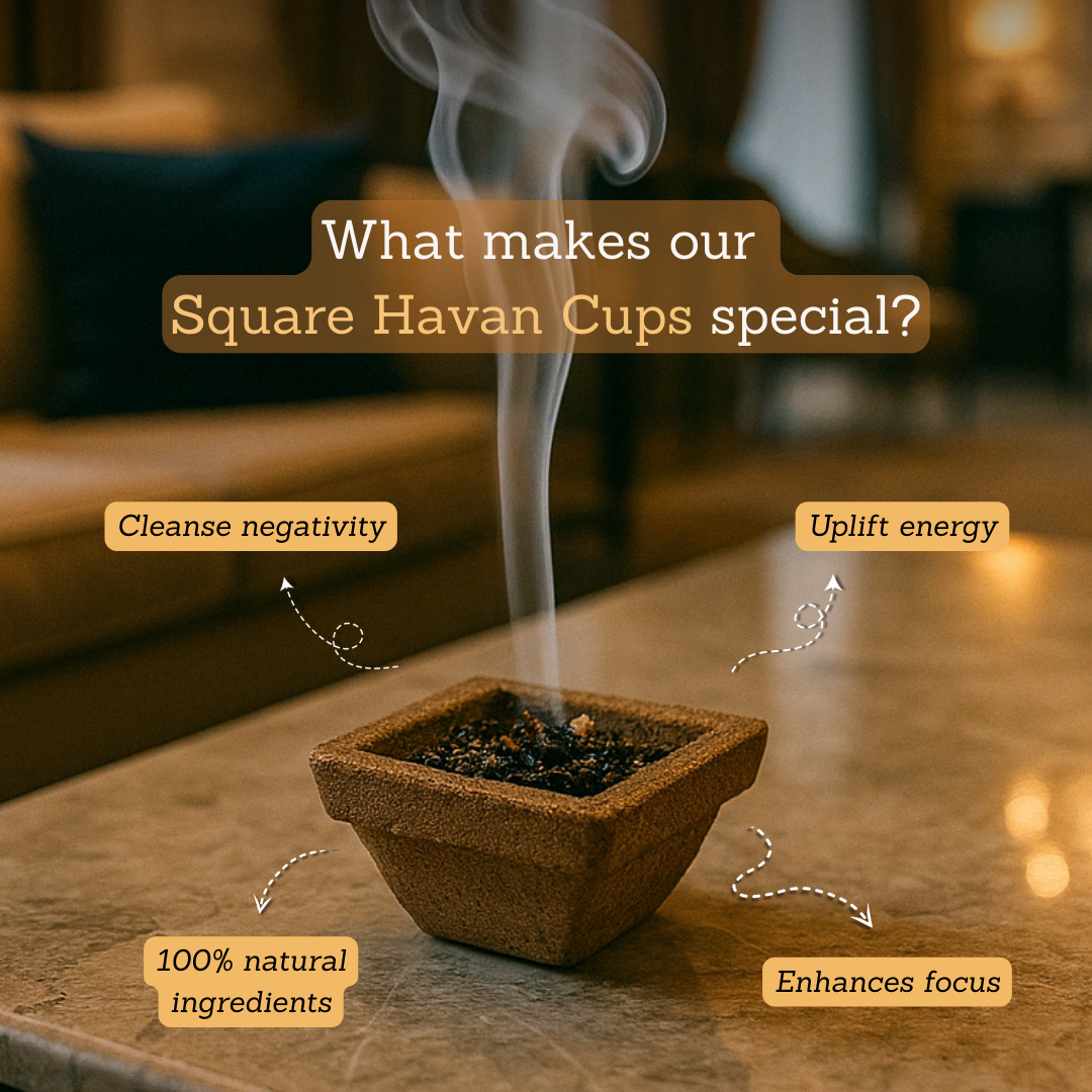Premium Havan Cups (Havan Kund – Shaped)