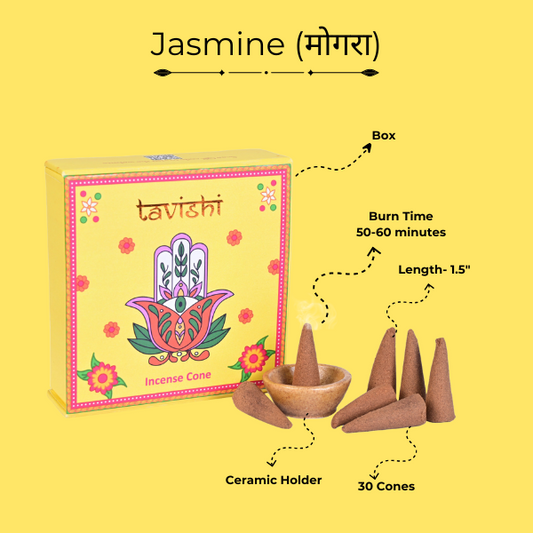 Jasmine (Mogra) Dhoop Cones