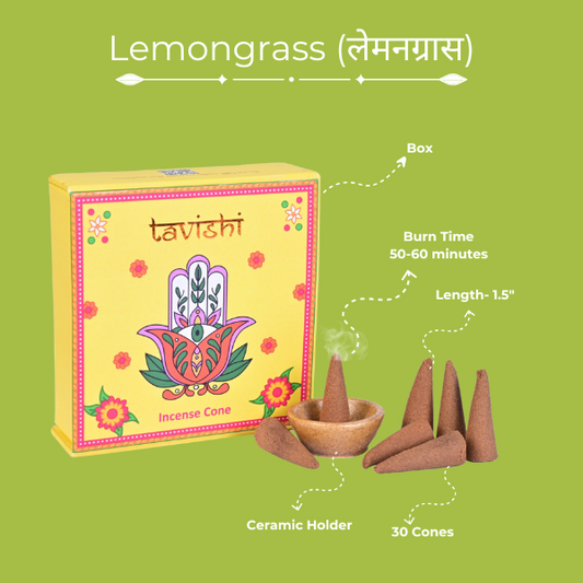 Lemongrass Dhoop Cones