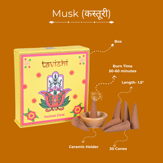 Musk Dhoop Cones