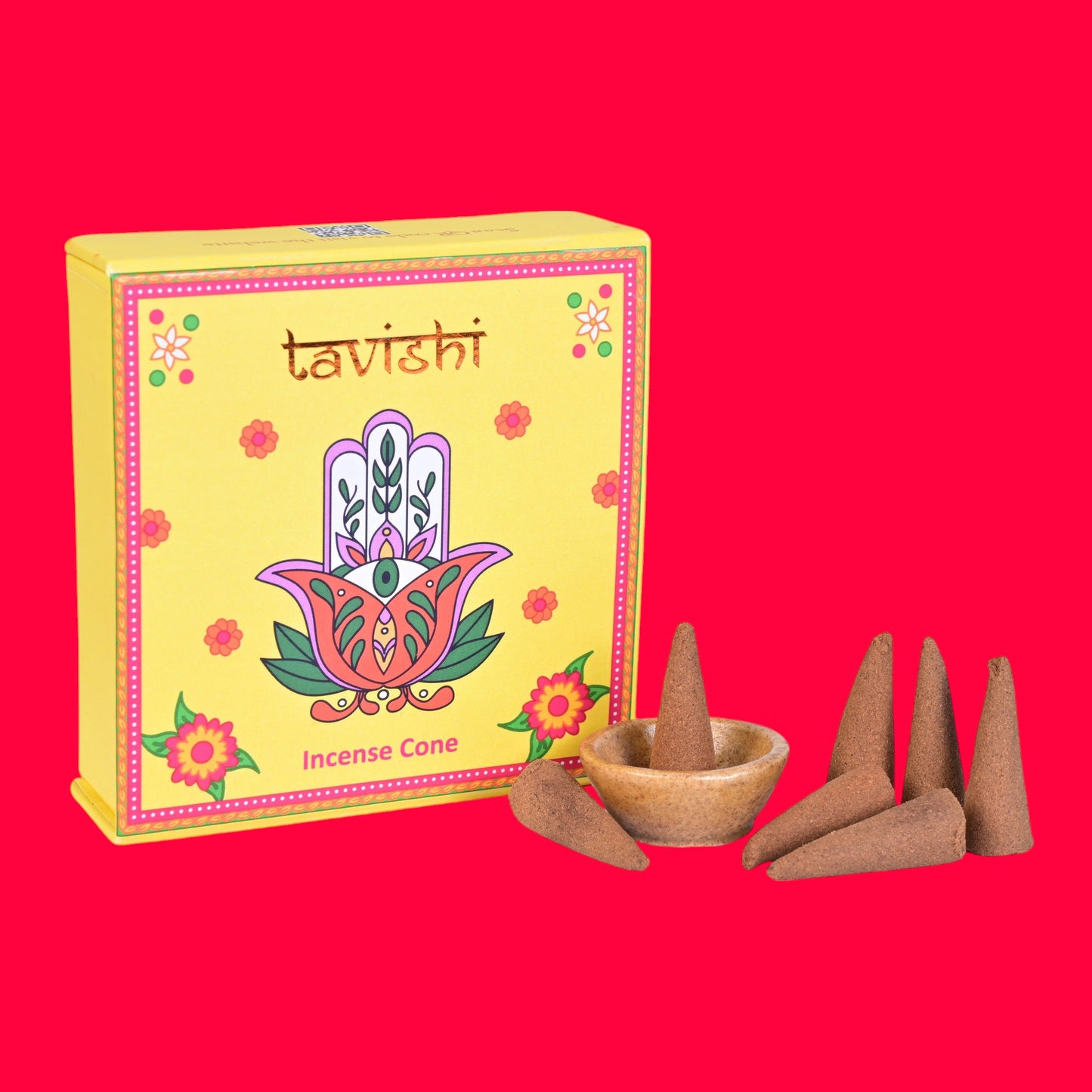 Rose Dhoop Cones