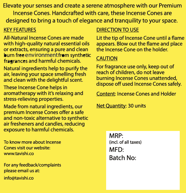 Patchouli Dhoop Cones