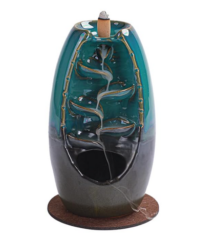 Green Ceramic Waterfall Backflow
