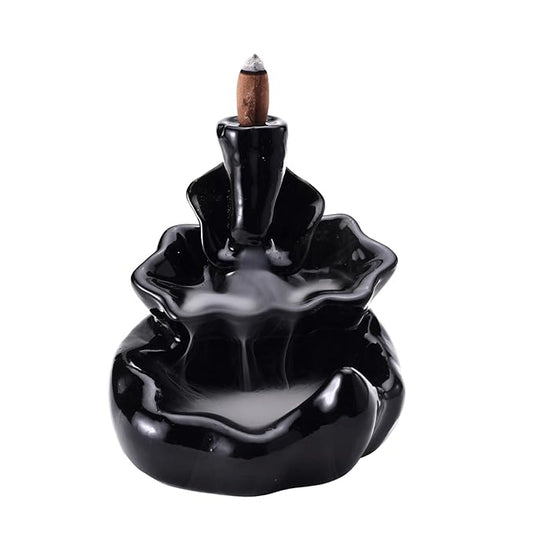 Lotus Cascade Backflow Incense Burner