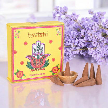 Lavender Dhoop Cones