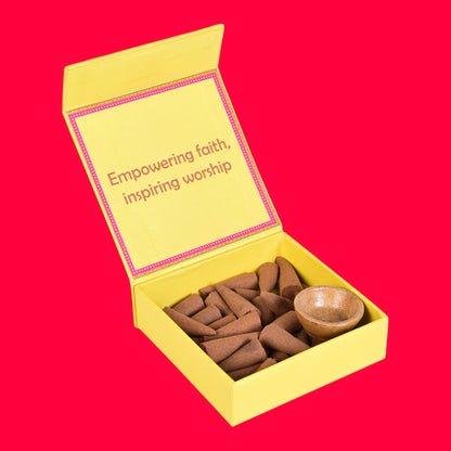 Rose Dhoop Cones