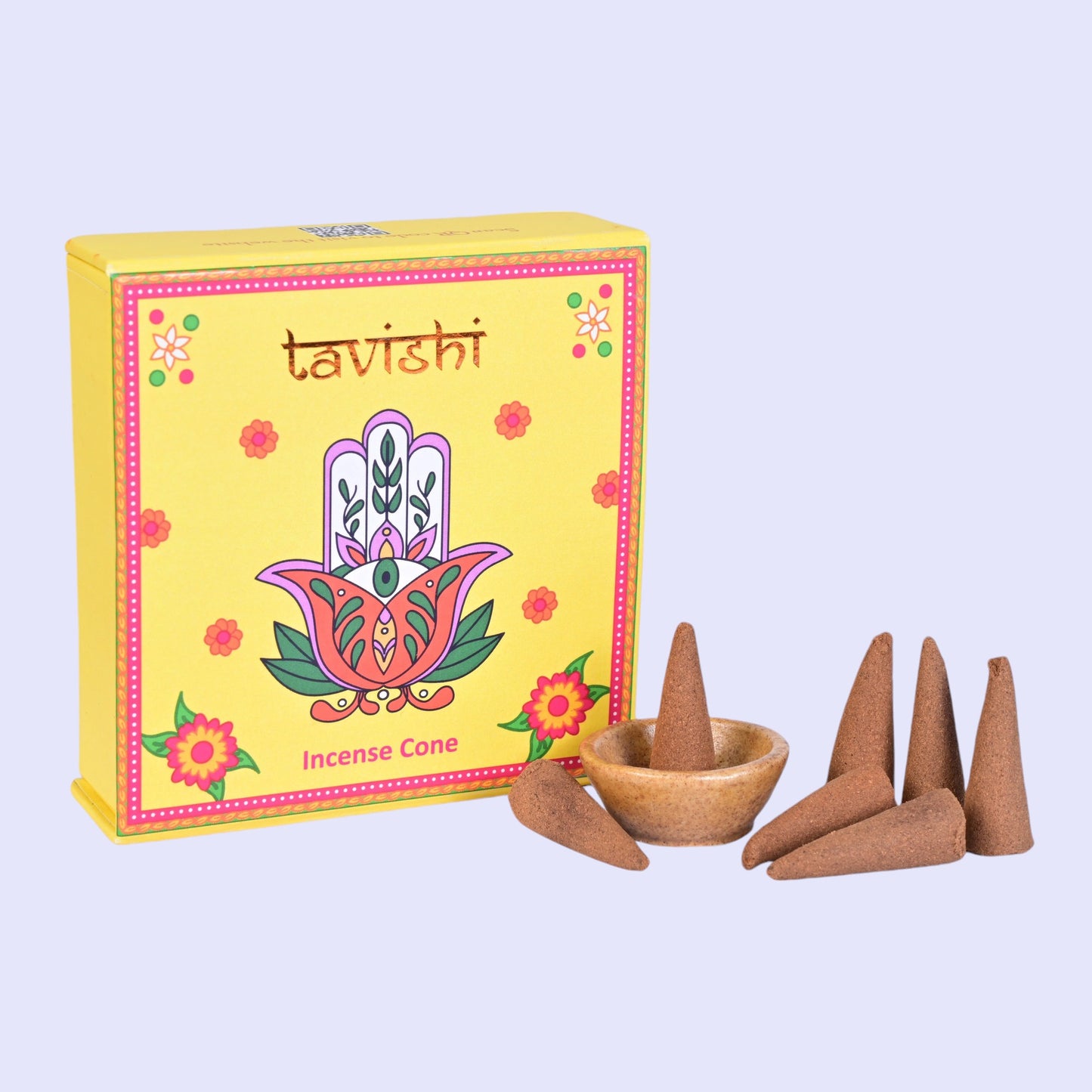 Lavender Dhoop Cones