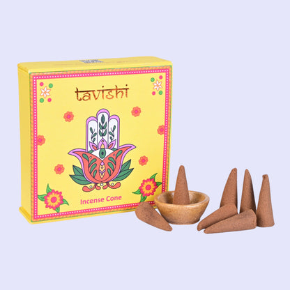 Lavender Dhoop Cones