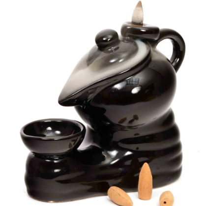 Teapot Shaped Ceramic Backflow Incense Burner