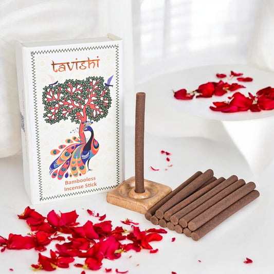 Rose Bambooless Incense Sticks